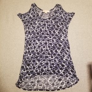 Michael Kors Cutout Hi-lo Tunic Top XS